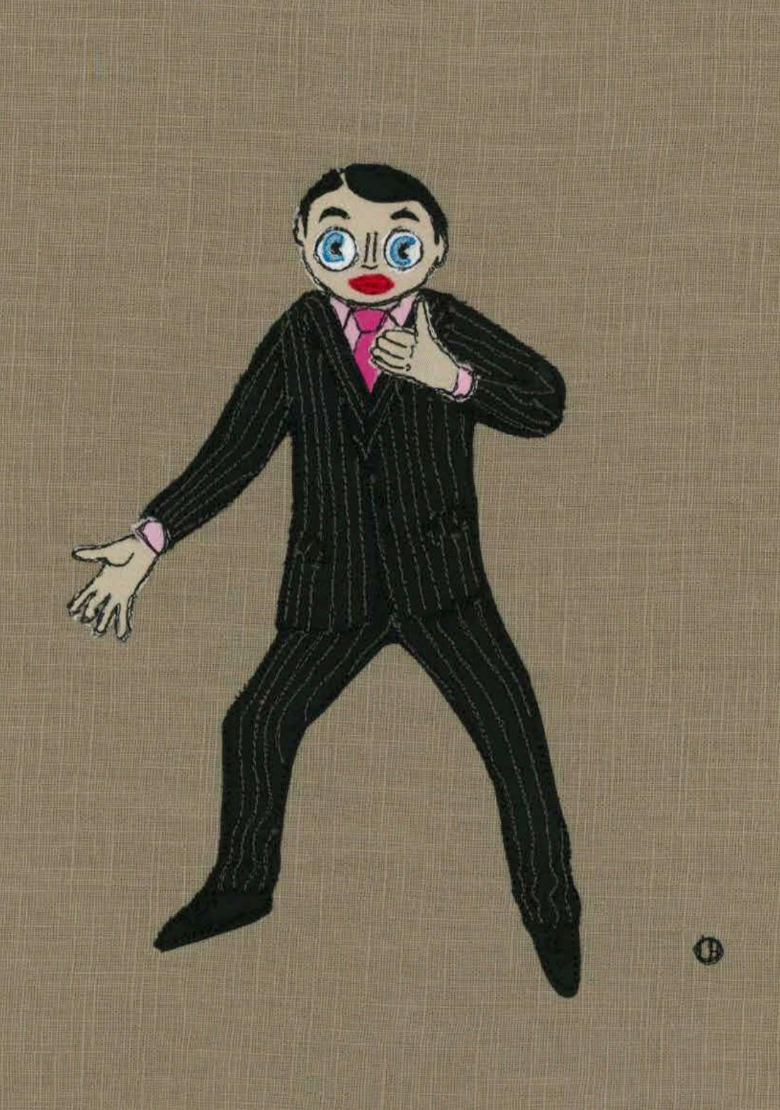 Frank Sidebottom Stitched Art - A4 Print