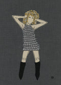 Kylie Minogue Stitched Art - A4 Print