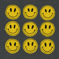 Smiley Faces Stitched Artwork - Mug