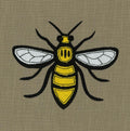 Bee Stitched Artwork - Coaster