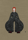 David Bowie Ziggy Stardust Kansai Yamamoto Costume, Stitched Art - A4 Print