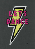 Let’s Dance Bowie Bolt Stitched Art - A4 Print