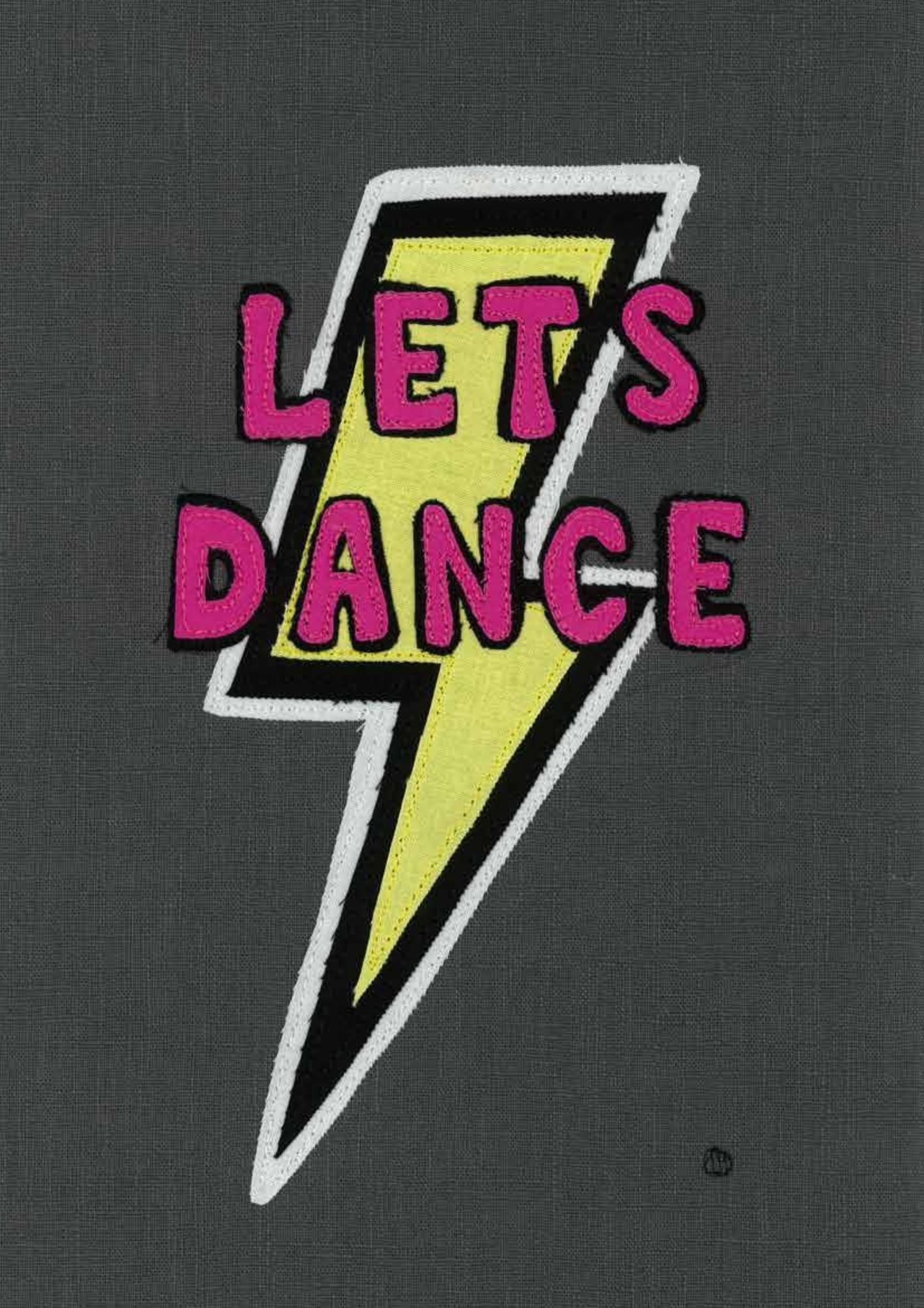 Let’s Dance Bowie Bolt Stitched Art - A4 Print