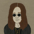 Ozzy Osbourne Portrait Stitched Art - A4 Print